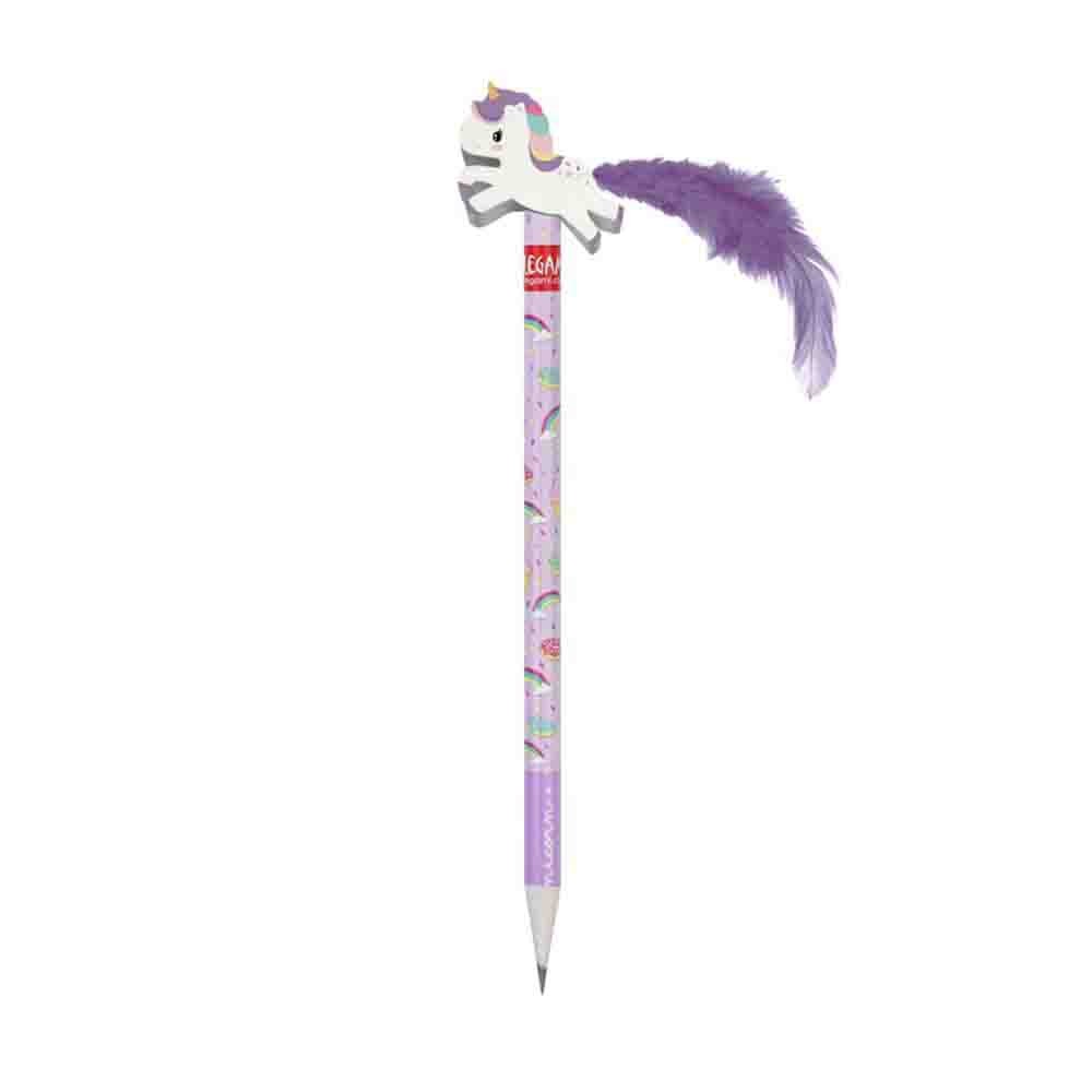 Legami UNI0001 Unicorn Pencil With Rubber 