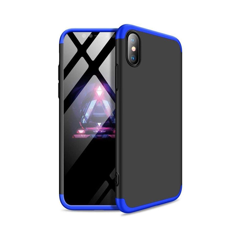 Apple iPhone Xs Max GKK 360 Protection Blue/Black