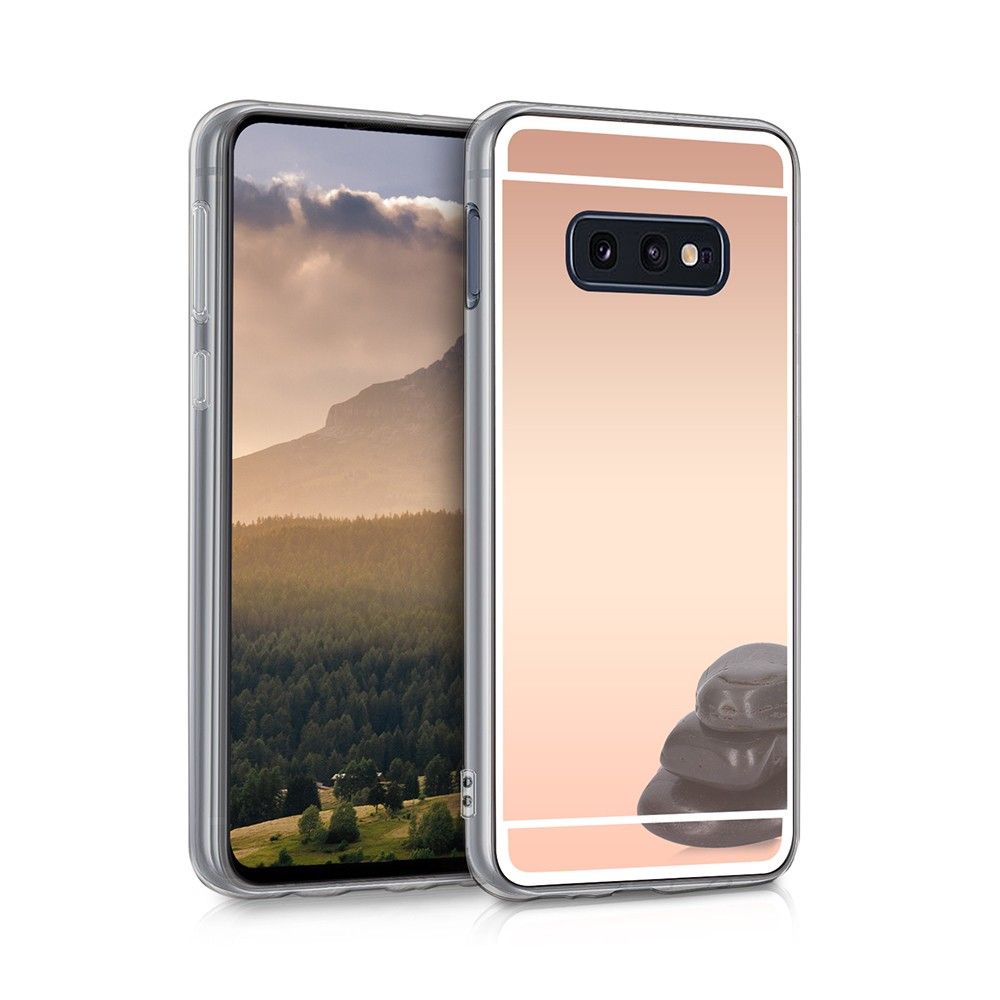 Samsung Galaxy S10e Mirror Case Rose Gold Reflective