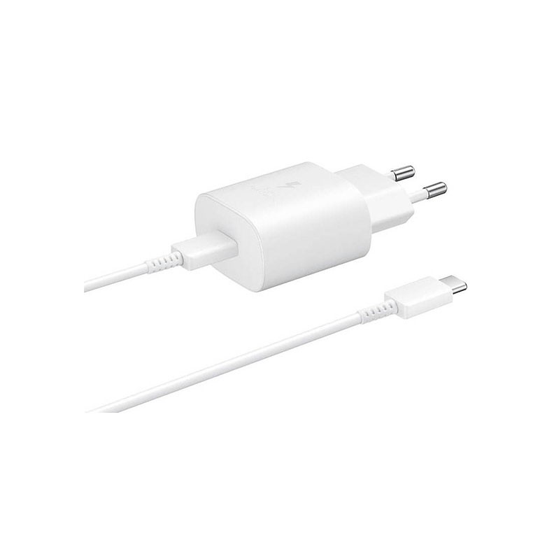 Samsung  Super Fast Charging (25W) / USB Type-C to Type-C Cable (Blister) White