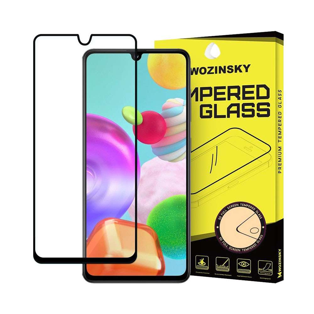 Samsung Galaxy A41 Wozinsky Tempered Glass Full Cover 9H Black