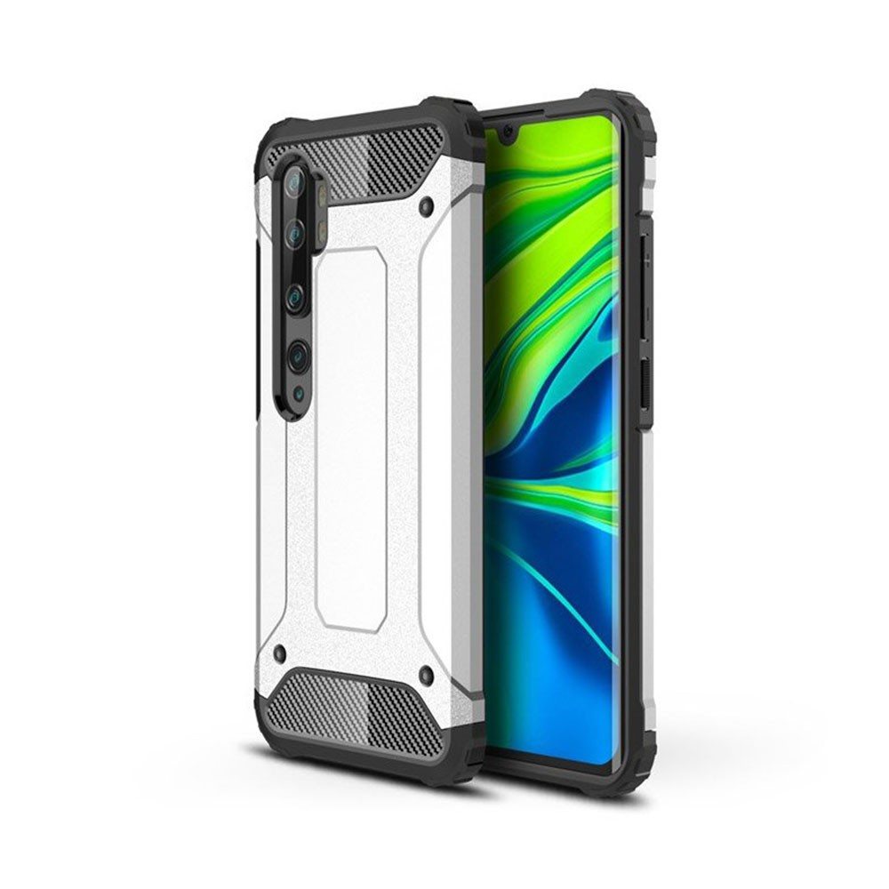 Xiaomi Mi Note 10/Note 10 Pro Tough Rugged Back Cover Silver