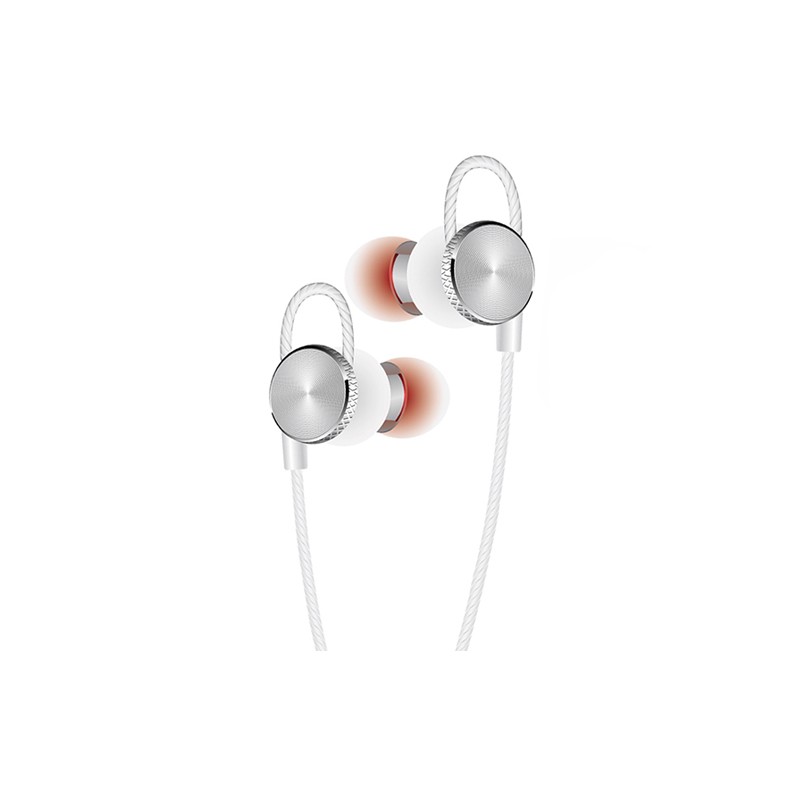 Jiayu JY-372 Handsfree Ακουστικά με Υποδοχή 3.5mm και Μικρόφωνο White
