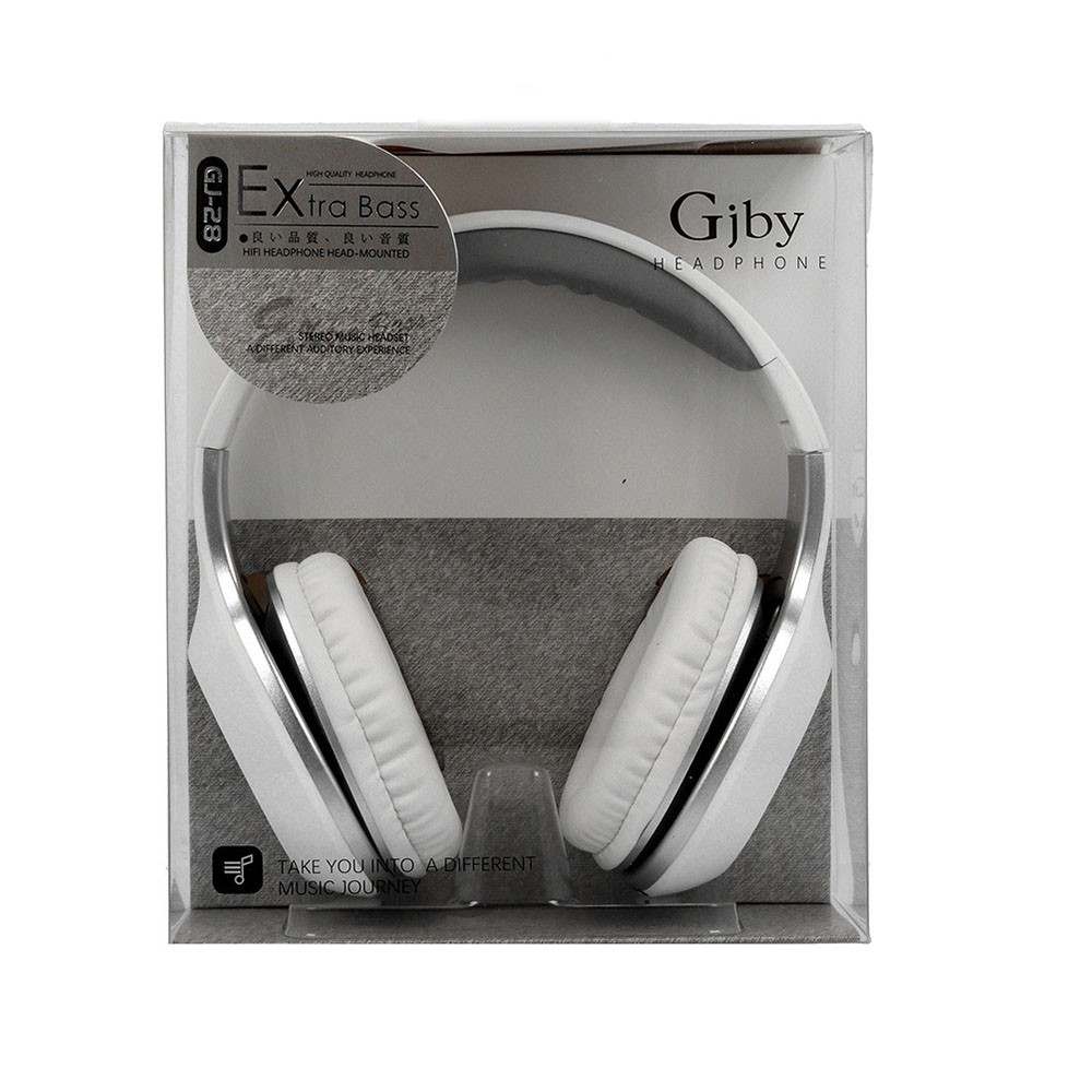Gjby GJ-28 Headphones White