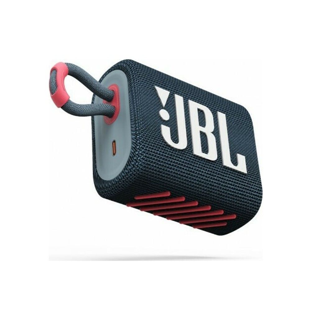 JBL GO 3 Ασύρματο Ηχείο Bluetooth V5.1 Blue/Pink