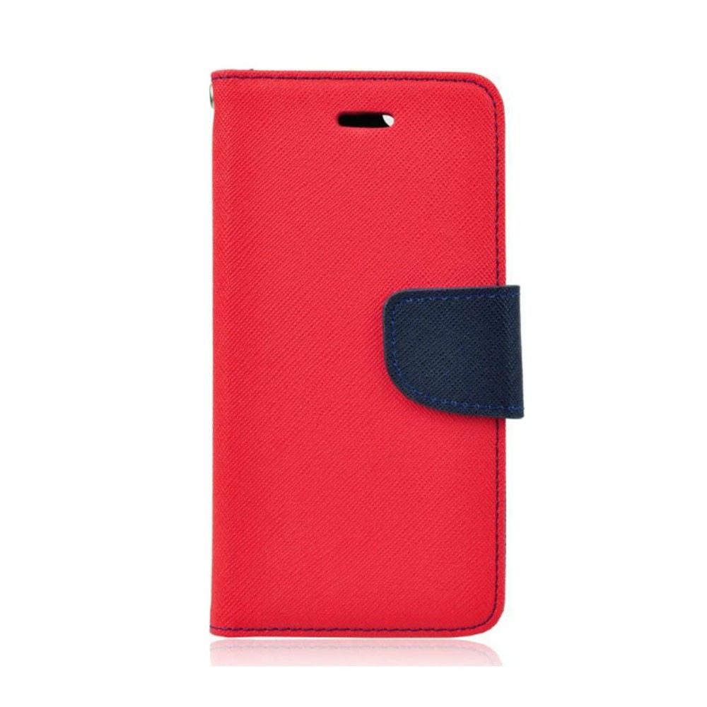 Apple iPhone 12 Pro / 12 Fancy Book Case Red/Blue