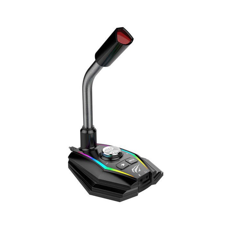 Havit GK56 Gaming Μικρόφωνο για PC με RGB Φωτισμό Black