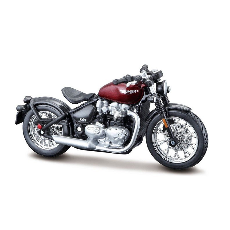 Burago 1/18 Triumph Bonneville Bobber Red/Black