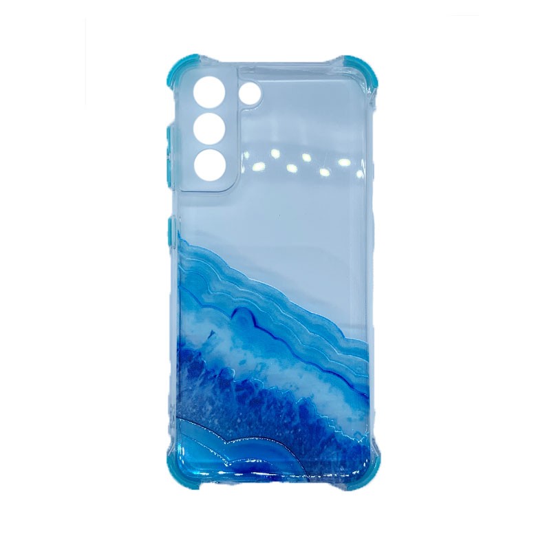 Samsung Galaxy S21 5G Watercolor Case Back Cover Blue