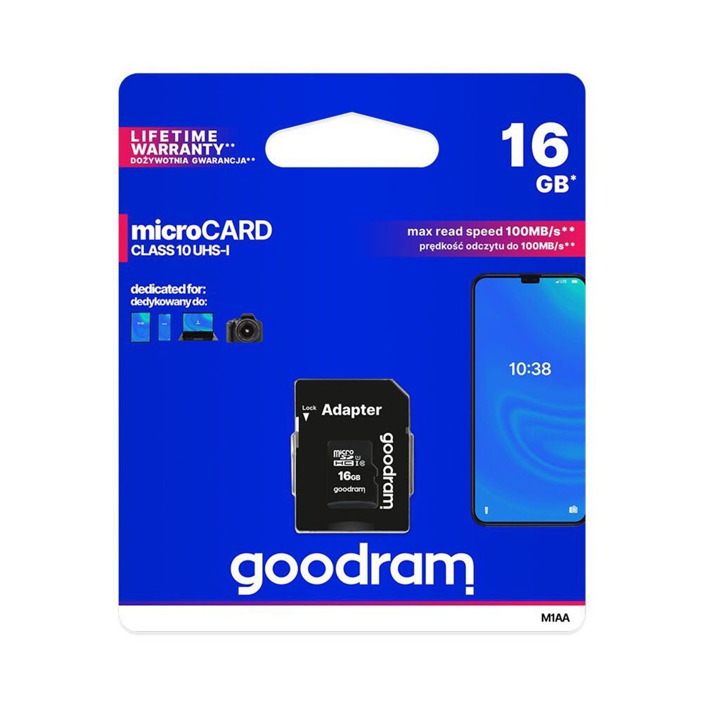 Goodram Class 10 MicroSDHC 16GB Black