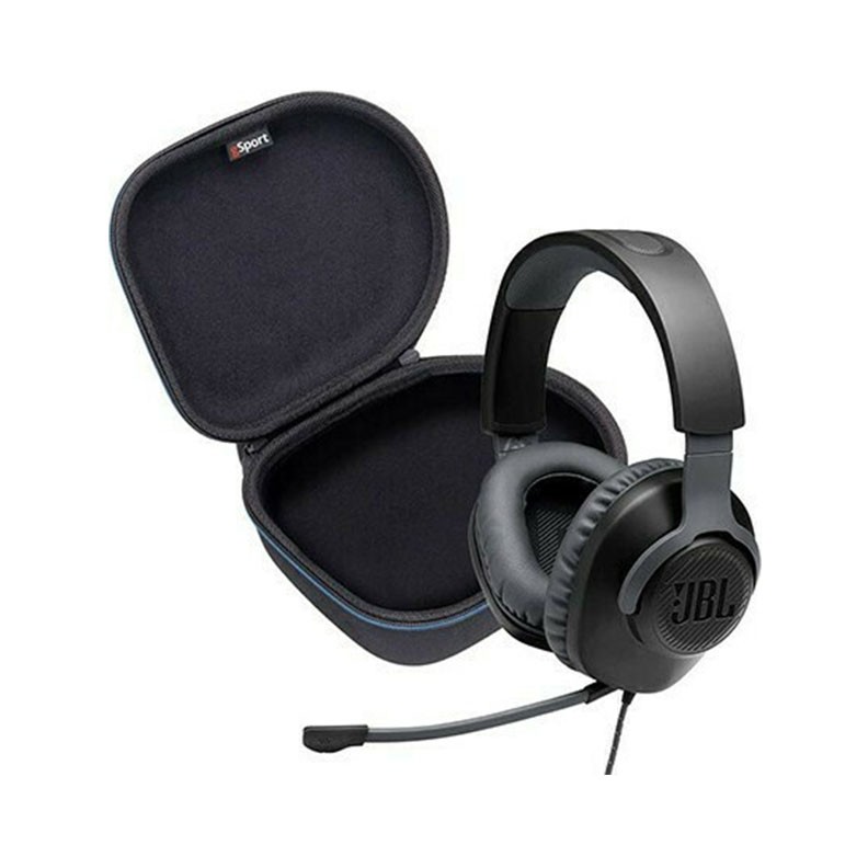 JBL Quantum 100 Wired Over-Ear Gaming Headset (PC/PS4/XBOX/SWITCH/MAC/VR) Black