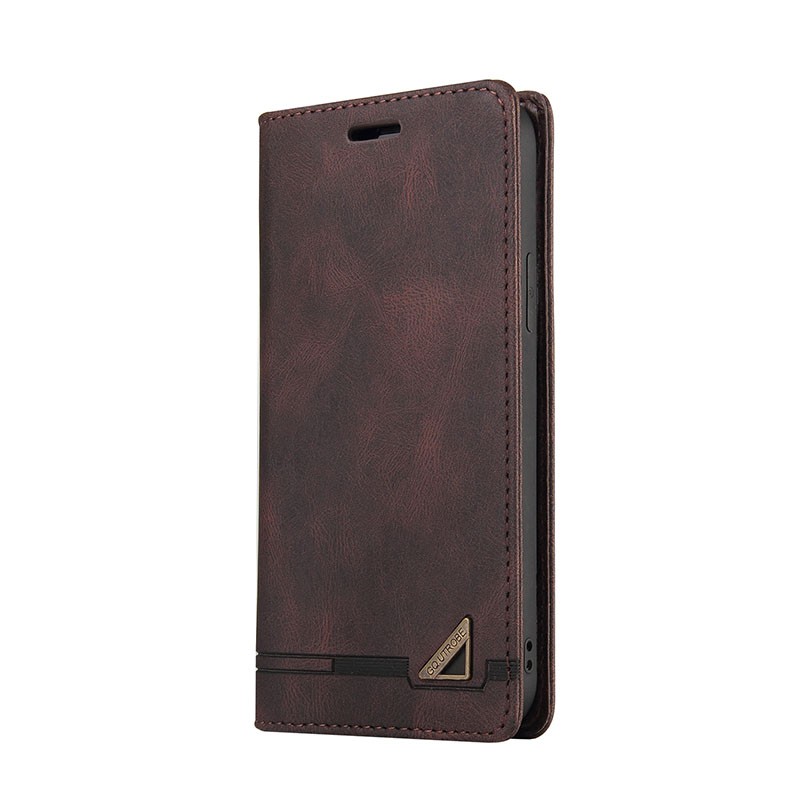 Samsung Galaxy A52/A52s Skin Feel Θήκη Βιβλίο Brown