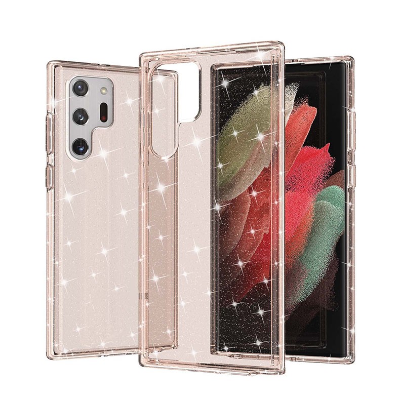 Samsung Galaxy S22 Ultra 5G Style Glitter Θήκη Σιλικόνης Gold