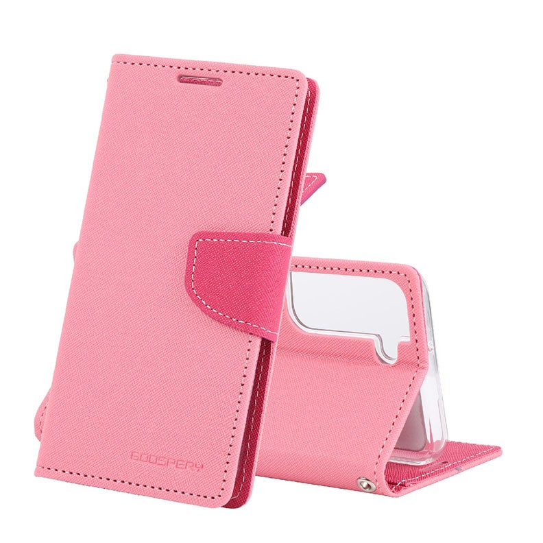 Samsung Galaxy S22 Plus 5G Goospery Fancy Diary Θήκη Πορτοφόλι Pink