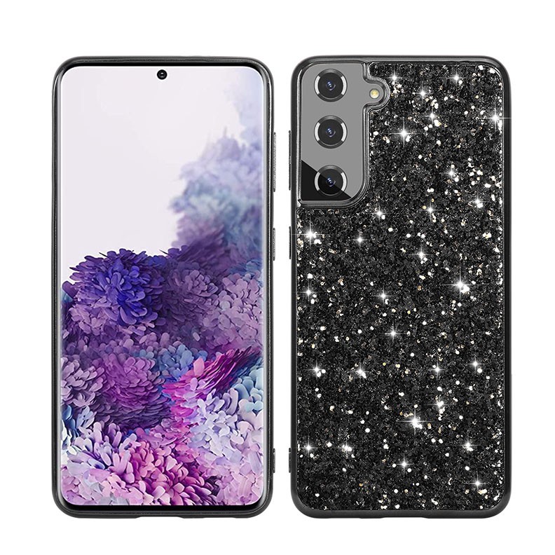 Samsung Galaxy S22 Plus 5G Glitter Powder Σκληρή θήκη Black