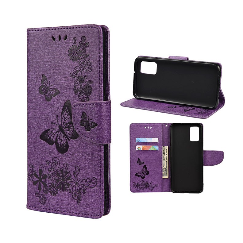 Xiaomi Redmi Note 11 Pro 4G / 5G Butterfly Θήκη Πορτοφόλι Purple