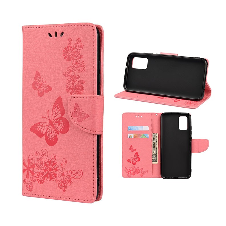 Xiaomi Redmi Note 11 Pro 4G / 5G Butterfly Θήκη Πορτοφόλι Pink