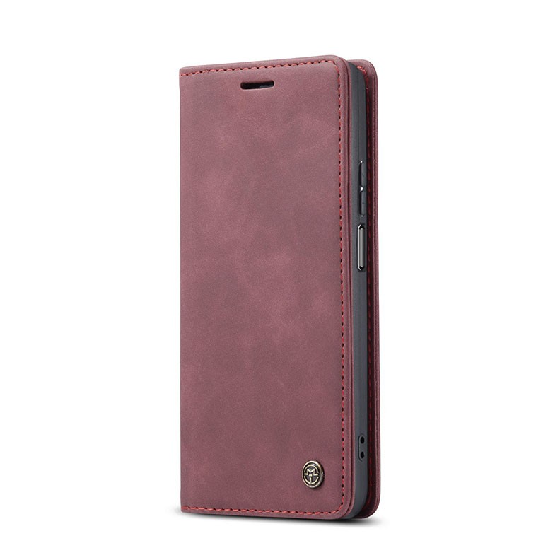 Xiaomi Redmi Note 11 Pro 4G / 5G CaseMe 013 Retro Θήκη Βιβλίο Dark Red