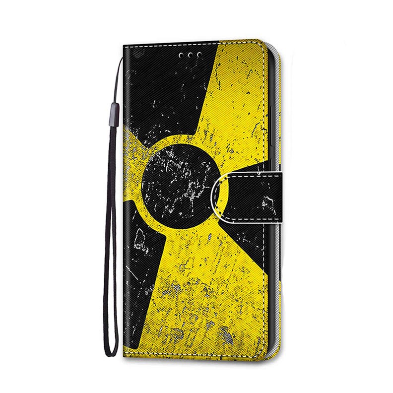Xiaomi Redmi Note 11 Pro 4G / 5G Coloured Drawing Θήκη Πορτοφόλι Yellow and Black Signs