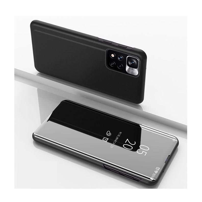 Xiaomi Redmi Note 11 Pro 4G / 5G Clear View Θήκη Βιβλίο Black