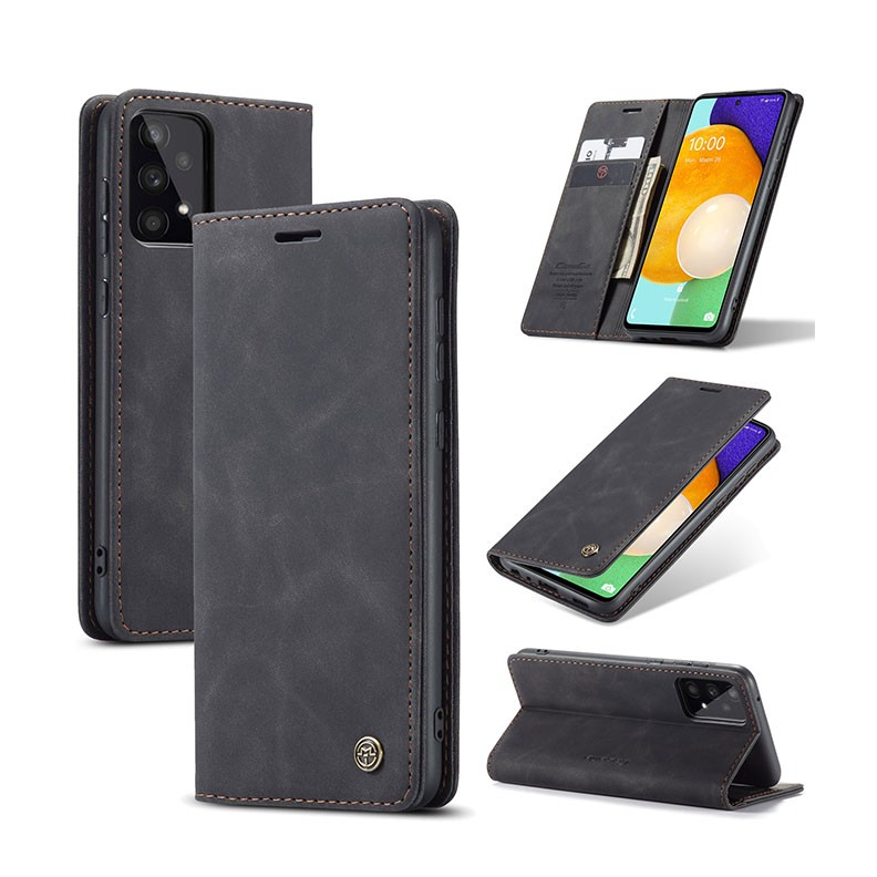 Samsung Galaxy A53 5G CaseMe 013 Multifunctional Θήκη Βιβλίο Black