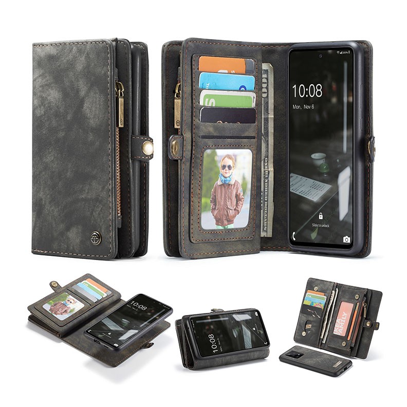 Samsung Galaxy A53 5G CaseMe-008 Detachable Multifunctional Θήκη Πορτοφόλι Black