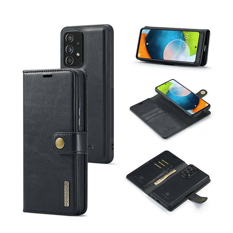 Samsung Galaxy A33 5G Crazy Horse θήκη Πορτοφόλι Black
