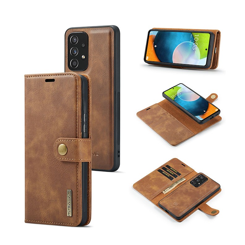 Samsung Galaxy A33 5G Crazy Horse θήκη Πορτοφόλι Brown