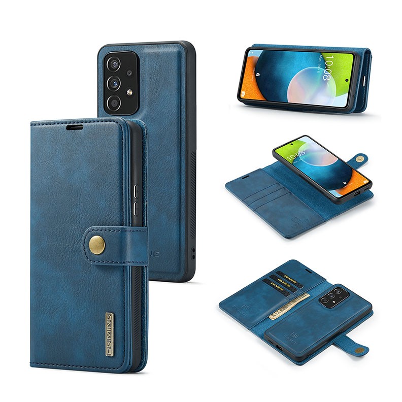 Samsung Galaxy A33 5G Crazy Horse θήκη Πορτοφόλι Blue
