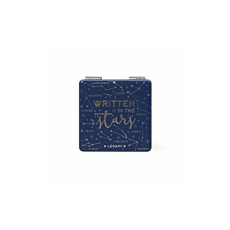 Legami MIR0012 Essential Handbag Mirror Writter In The Stars