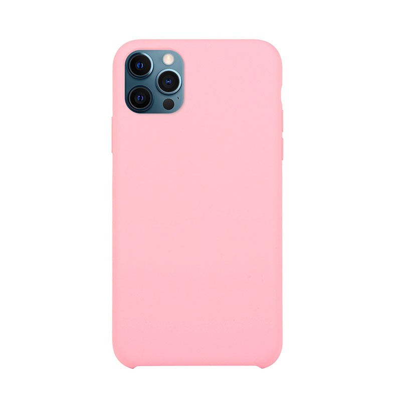 Apple iPhone 12 Pro Solid Silicone Θήκη Σιλικόνης Pink