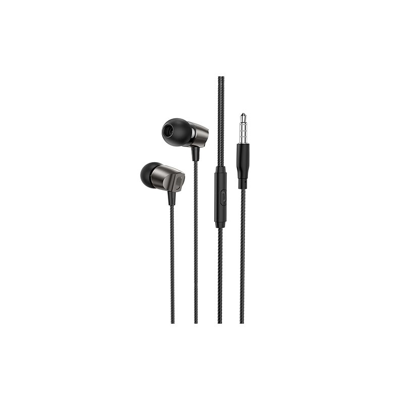 Borofone BM66 New Sound In-ear Handsfree με Βύσμα 3.5mm Black