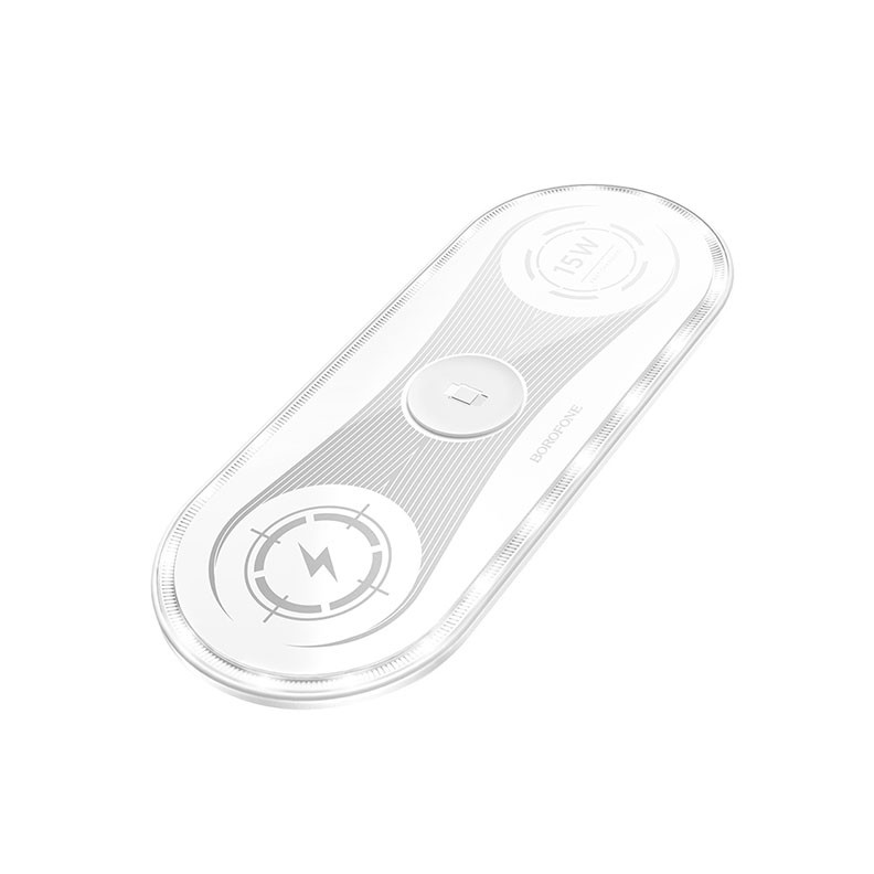 Borofone BQ14 Ασύρματος Μαγνητικός Φορτιστής MagSafe 22.5W White