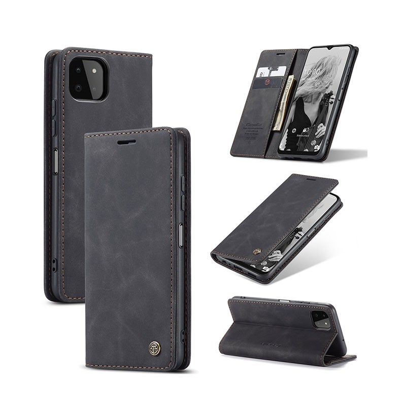 Samsung Galaxy A22 5G CaseMe 013 Multifunctional Horizontal Θήκη  Βιβλίο Black
