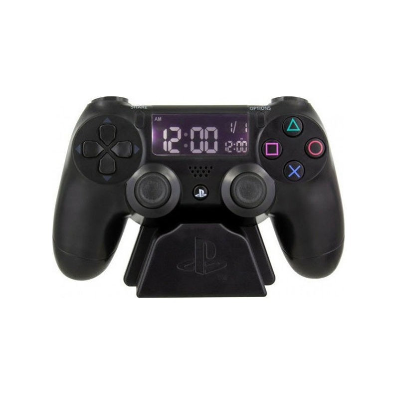 Paladone PP4926PS Επιτραπέζιο Ρολόι με Ξυπνητήρι Playstation Controller - Alarm Clock Black
