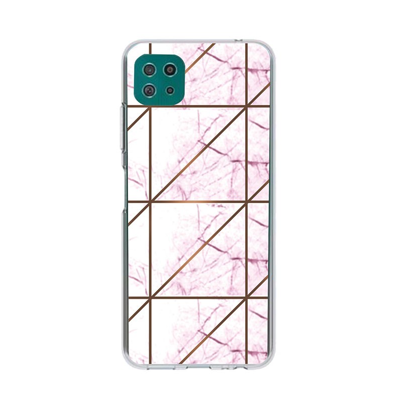 Samsung Galaxy A22 5G Abstract Marble  Pattern θήκη Σιλικόνης Pink