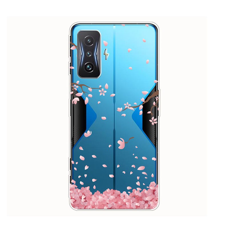 Xiaomi Poco F4 GT 5G Patterned Flexible TPU Cover Θήκη Σιλικόνης Fallen Flowers