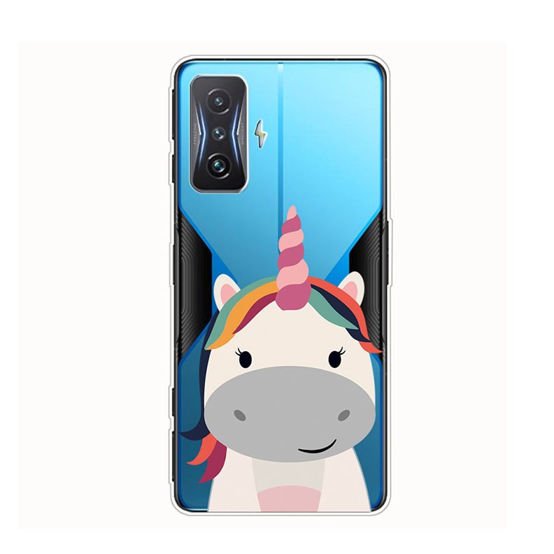 Xiaomi Poco F4 GT 5G Patterned Flexible TPU Cover Θήκη Σιλικόνης Unicorn
