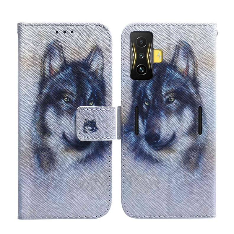 Xiaomi Poco F4 GT 5G Pattern Printing  Θήκη Πορτοφόλι Wolf