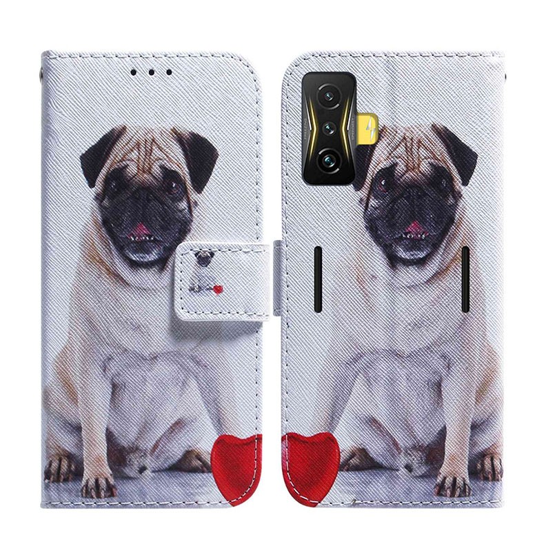 Xiaomi Poco F4 GT 5G Pattern Printing  Θήκη Πορτοφόλι Pug
