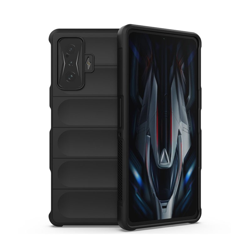 Xiaomi Poco F4 GT 5G Shockproof Rugged θήκη Σιλικόνης Black