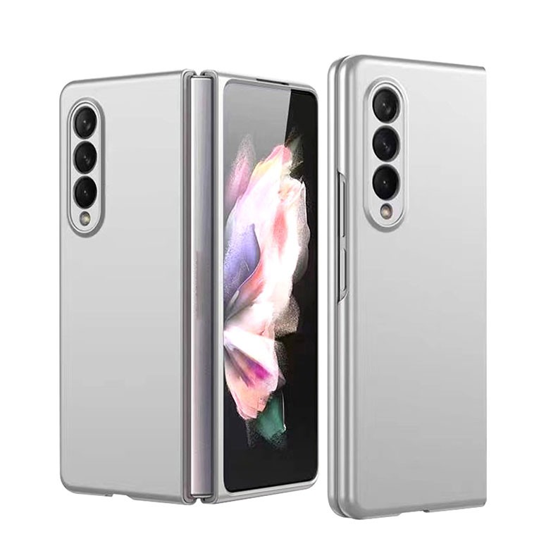 Samsung Galaxy Z Fold4 5G Ultra-thin Folding Σκληρή θήκη Silver