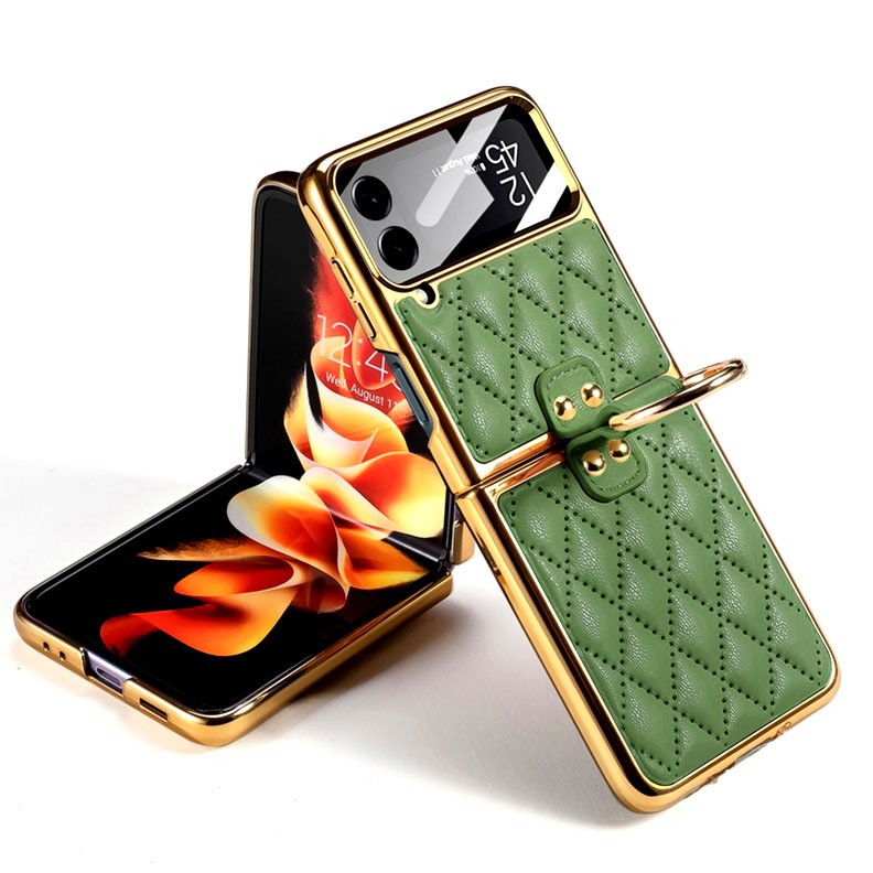 Samsung Galaxy Z Flip4 5G GKK Integrated Plating  Σκληρή Θήκη Matcha Green