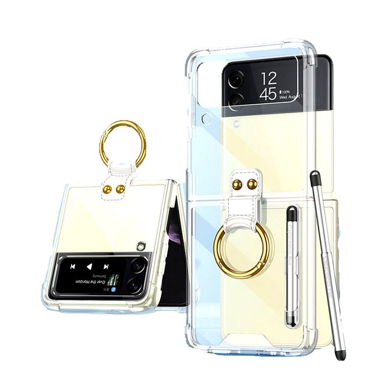 Samsung Galaxy Z Flip4 5G GKK Airbag  Σκληρή Θήκη Transparent
