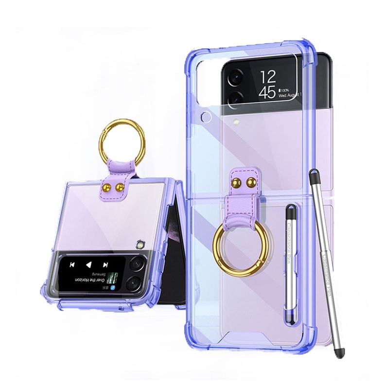 Samsung Galaxy Z Flip4 5G GKK Airbag  Σκληρή Θήκη Purple