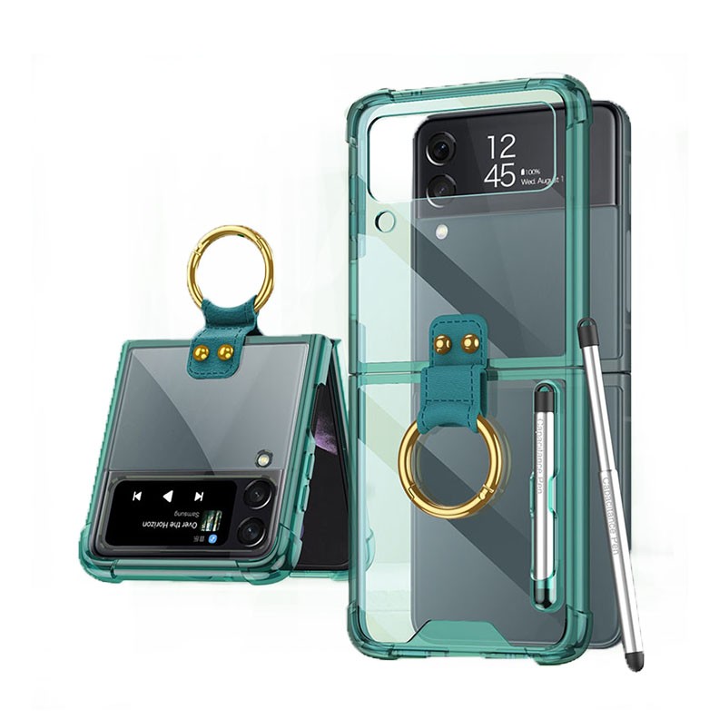 Samsung Galaxy Z Flip4 5G GKK Airbag  Σκληρή Θήκη Green