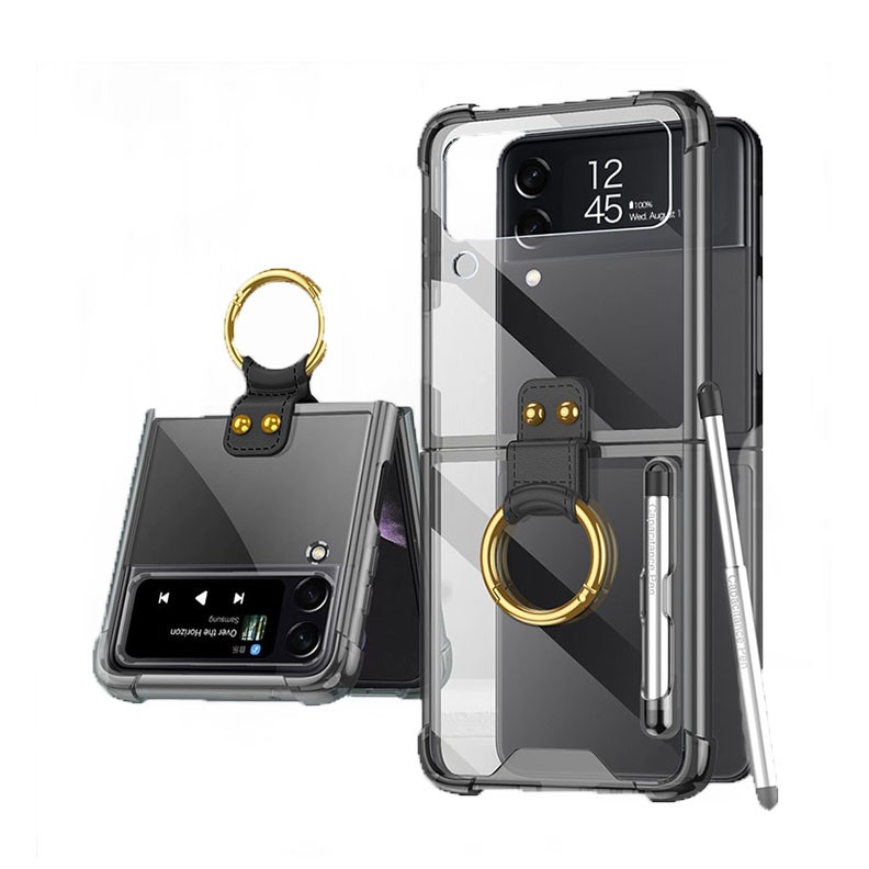 Samsung Galaxy Z Flip4 5G GKK Airbag  Σκληρή Θήκη Black