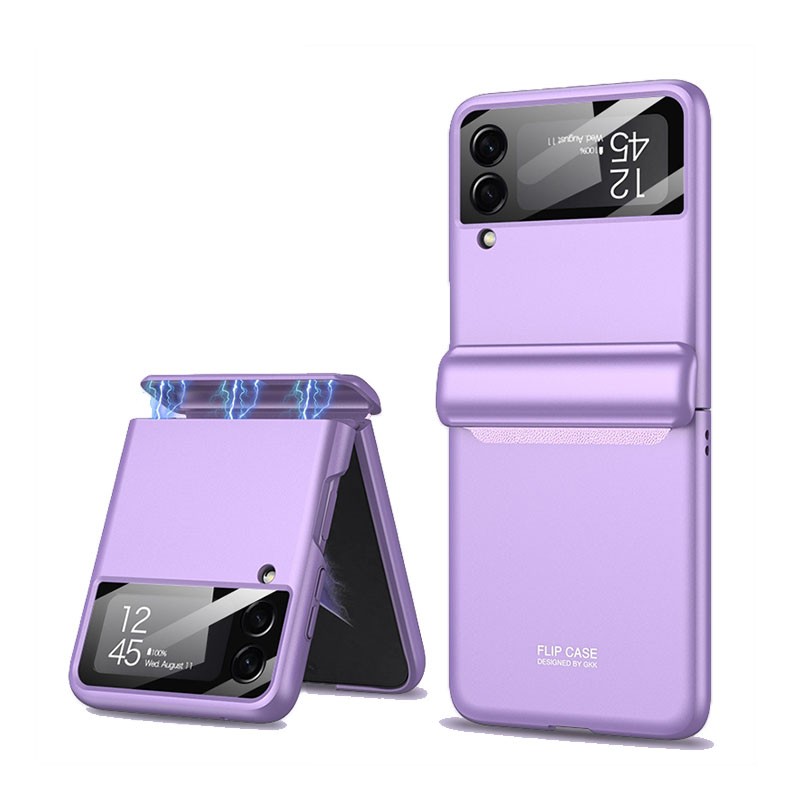 Samsung Galaxy Z Flip4 5G GKK Magnetic  Σκληρή Θήκη Purple