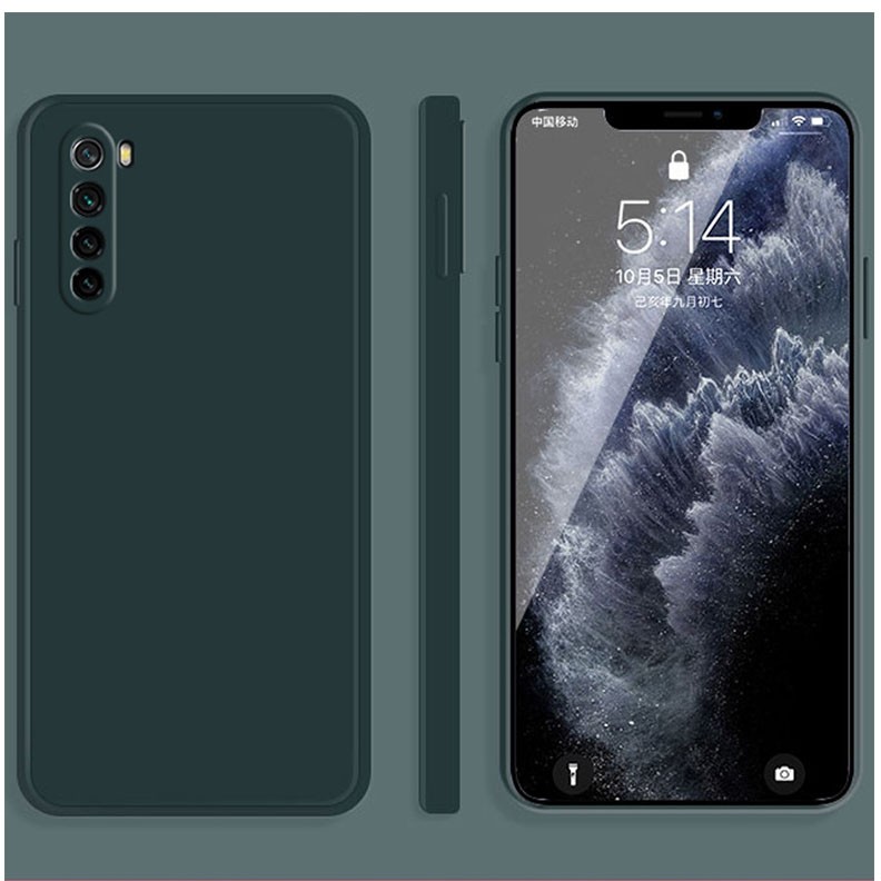 Xiaomi Redmi Note 8 Imitation Liquid Θήκη Σιλικόνης Green