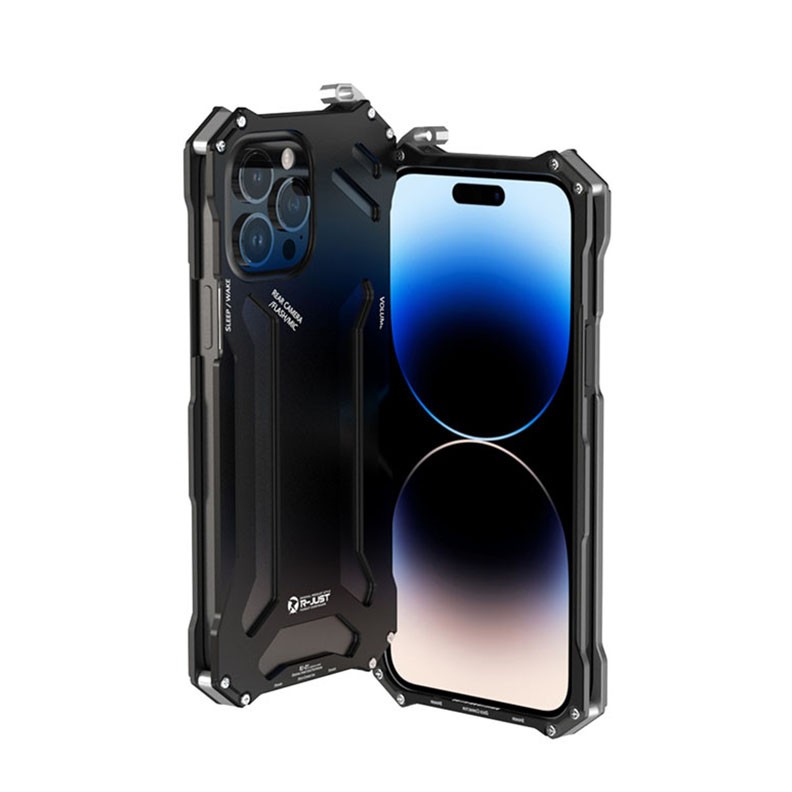 Apple iPhone 14 Pro Max R-JUST RJ17  Armor Metal Black